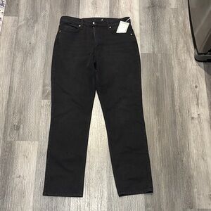 H&M Black Jeans- Vintage Straight High Waisted Denim